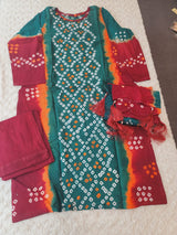 Bangladeshi batik salwer kamiz