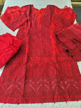 Pakistani Stitched Embroidery Party Wear Dresses Ready To Ship