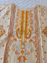 Pakistani Stitched lawn Embroidered Salwar kameez ready to ship