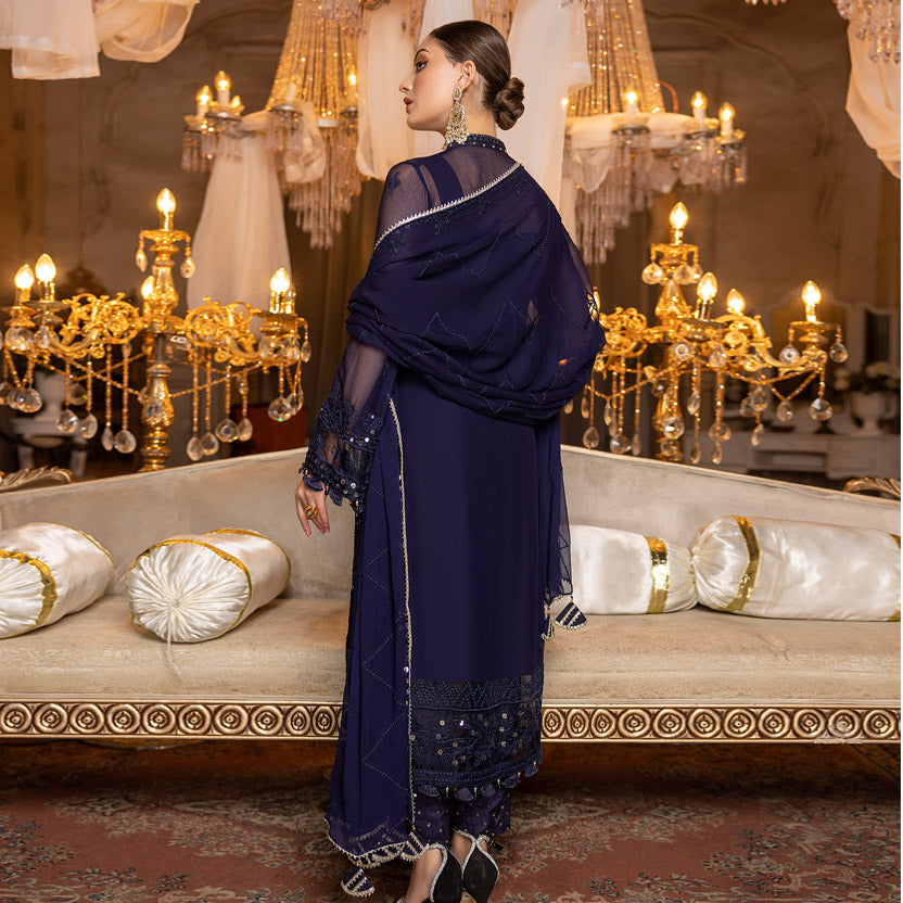 Merakish Chiffion By Shahzeb Textile Luxury Embroidered Collection 100% Original