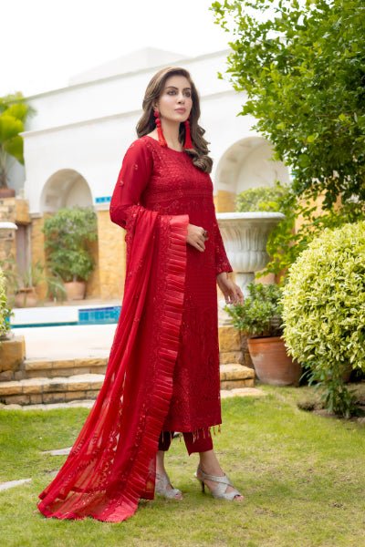 Mizka by Mi-Creation Luxury  Embroidered Chiffon Collection-100% Original