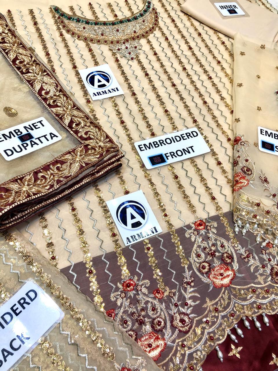 Pakistani Stitched Embroidery Party Wear Dresses Ready To Ship