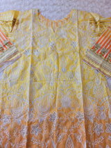 Pakistani Stitched lawn Embroidered Salwar kameez ready to ship