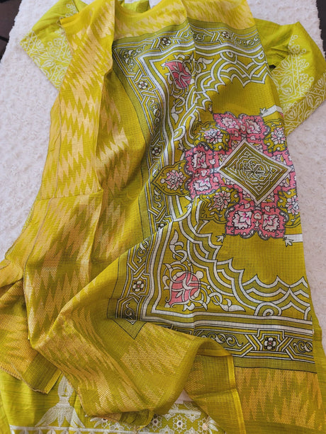 Indian Cotton Stitched Embroidery Suit Ready To Ship