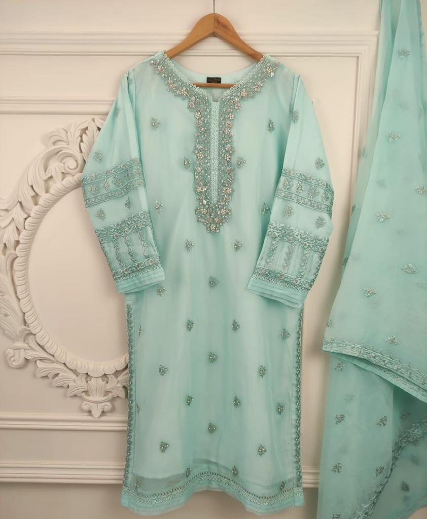Chiffon 2 Piece Kurti Ready To Ship