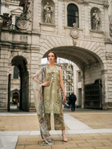 Mina Hasan lawn Embroidered Lawn 100% Original