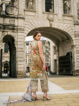 Mina Hasan lawn Embroidered Lawn 100% Original