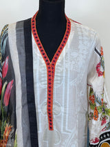 Pakistani Stitched Embroidery Party Wear Dresses Ready To Ship