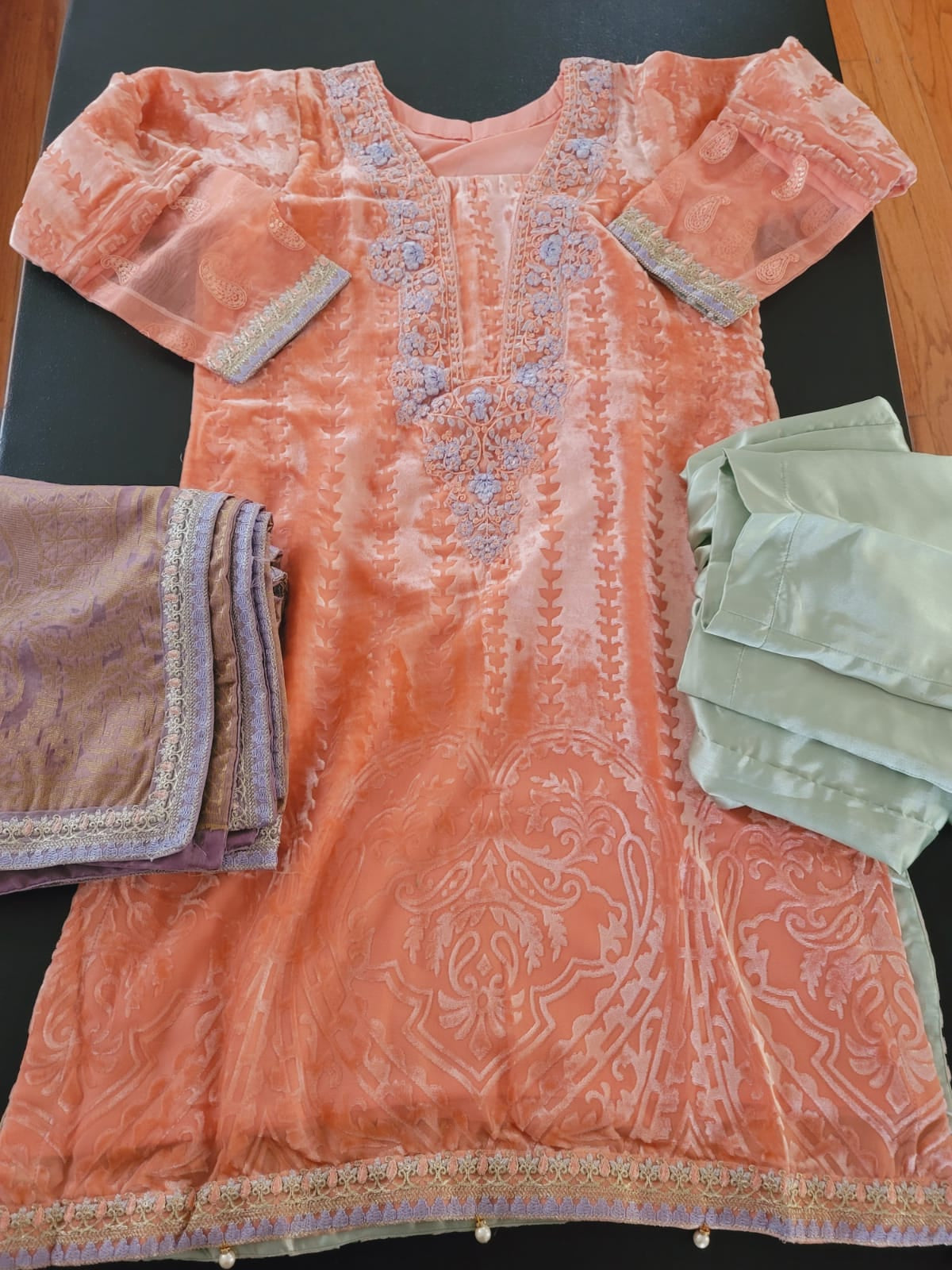 Pakistani Stitched Embroidery Party Wear Dresses Ready To Ship