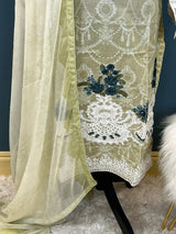 Pakistani Stitched Embroidered lawn Salwar kameez ready to ship