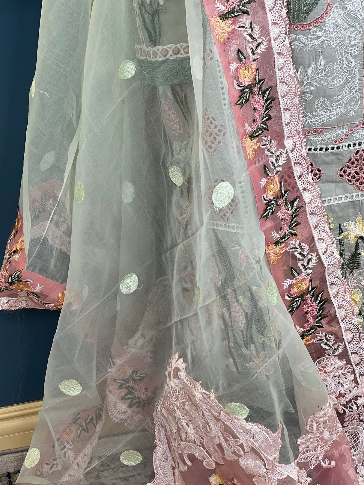 Luxury Embroidered lawn Ready To Ship