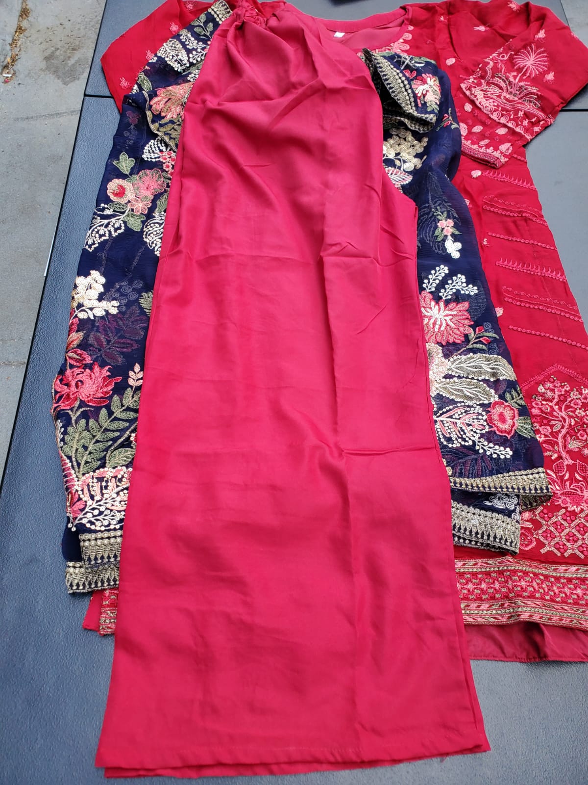 Pakistani Stitched Embroidery Party Wear Dresses Ready To Ship