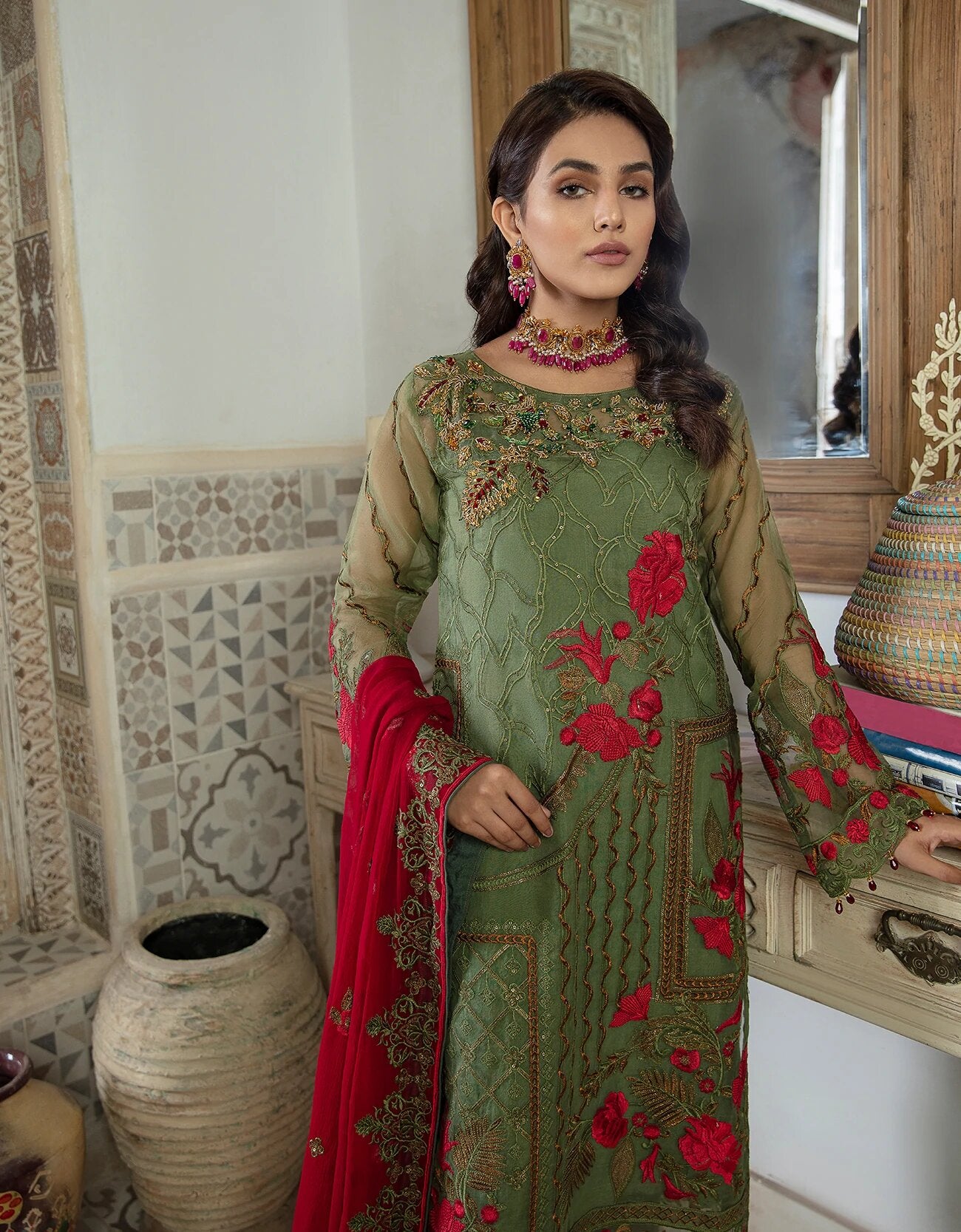 Le Festa by Emaan Adeel Chiffon Collection -100% Original Guaranteed