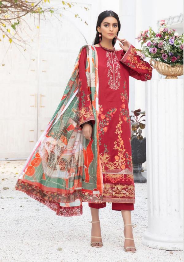 NAVELI By Johra Embroidered Lawn Collection 2021 -100% Original Guaranteed