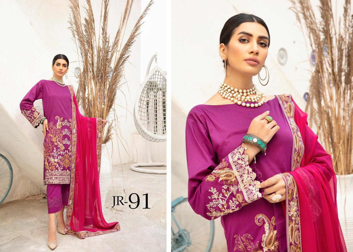 IRIS by Johra Exclusive Lawn Collection-100% Original Guaranteed