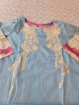 Indian Cotton Stitched Embroidery Suit Ready To Ship