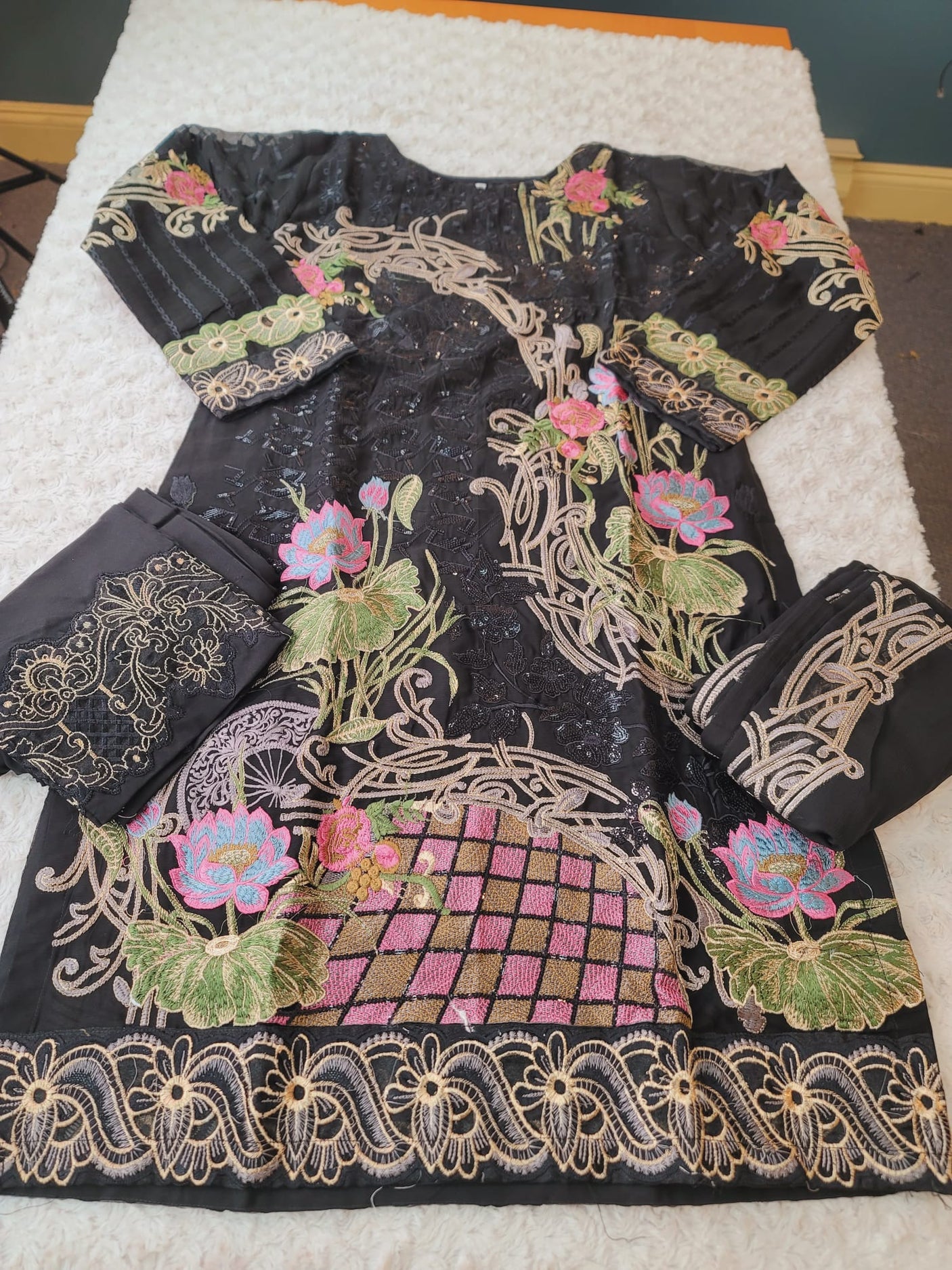 Pakistani Embroidered Party wear Ready To Ship