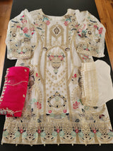 Pakistani Stitched Embroidery Party Wear Dresses Ready To Ship