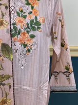 Pakistani Stitched lawn Embroidered Salwar kameez ready to ship