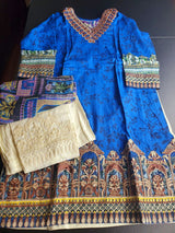 Pakistani Stitched Embroidery Lawn Suit Ready To Ship