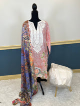 Pakistani Stitched Embroidery Party Wear Dresses Ready To Ship