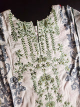 Pakistani Stitched Embroidery Lawn Suit Ready To Ship
