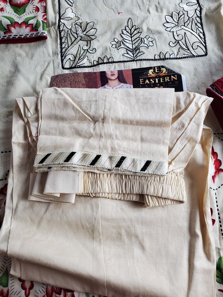 Pakistani Stitched Embroidery Lawn Suit Ready To Ship