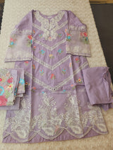 Pakistani Stitched Embroidery luxury  lawn Dresses Ready To Ship