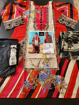 Pakistani Stitched Embroidery Lawn Suit Ready To Ship