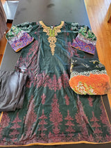 Pakistan Stitched Embroidery Lawn Suit Ready To Ship