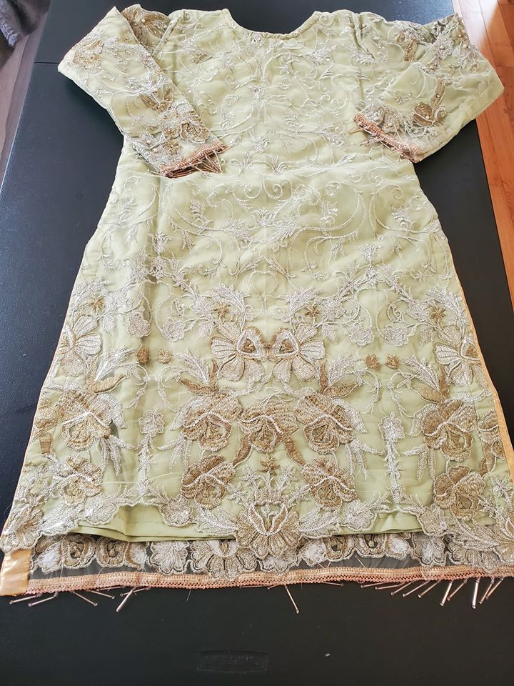 Pakistani Stitched Embroidery Party Wear Dresses Ready To Ship