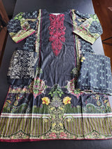 Pakistani Stitched Embroidery Lawn Suit Ready To Ship