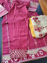 Pakistani Stitched Embroidery Lawn Suit Ready To Ship