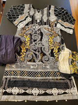 Pakistan Stitched Embroidery Lawn Suit Ready To Ship