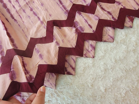 Pure silk tye dye designer salwer kamiz with pure chiffon dupatta