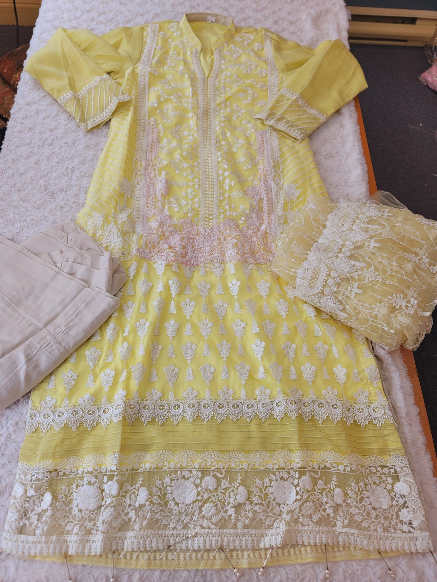 Pakistani Stitched Embroidery Party Wear Dresses Ready To Ship