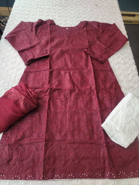 Pakistani Stitched Embroidery luxury  lawn Dresses Ready To Ship