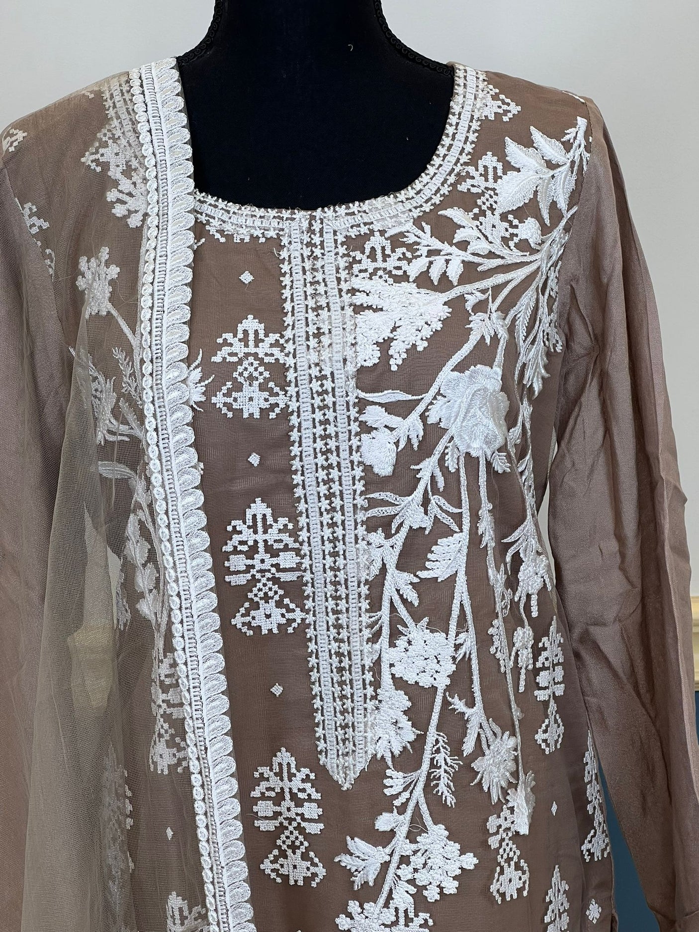 Pakistani Stitched Embroidery Party Wear Dresses Ready To Ship