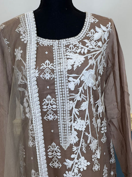Pakistani Stitched Embroidery Party Wear Dresses Ready To Ship