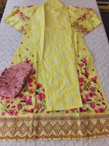 Pakistani Stitched lawn Embroidered Salwar kameez ready to ship