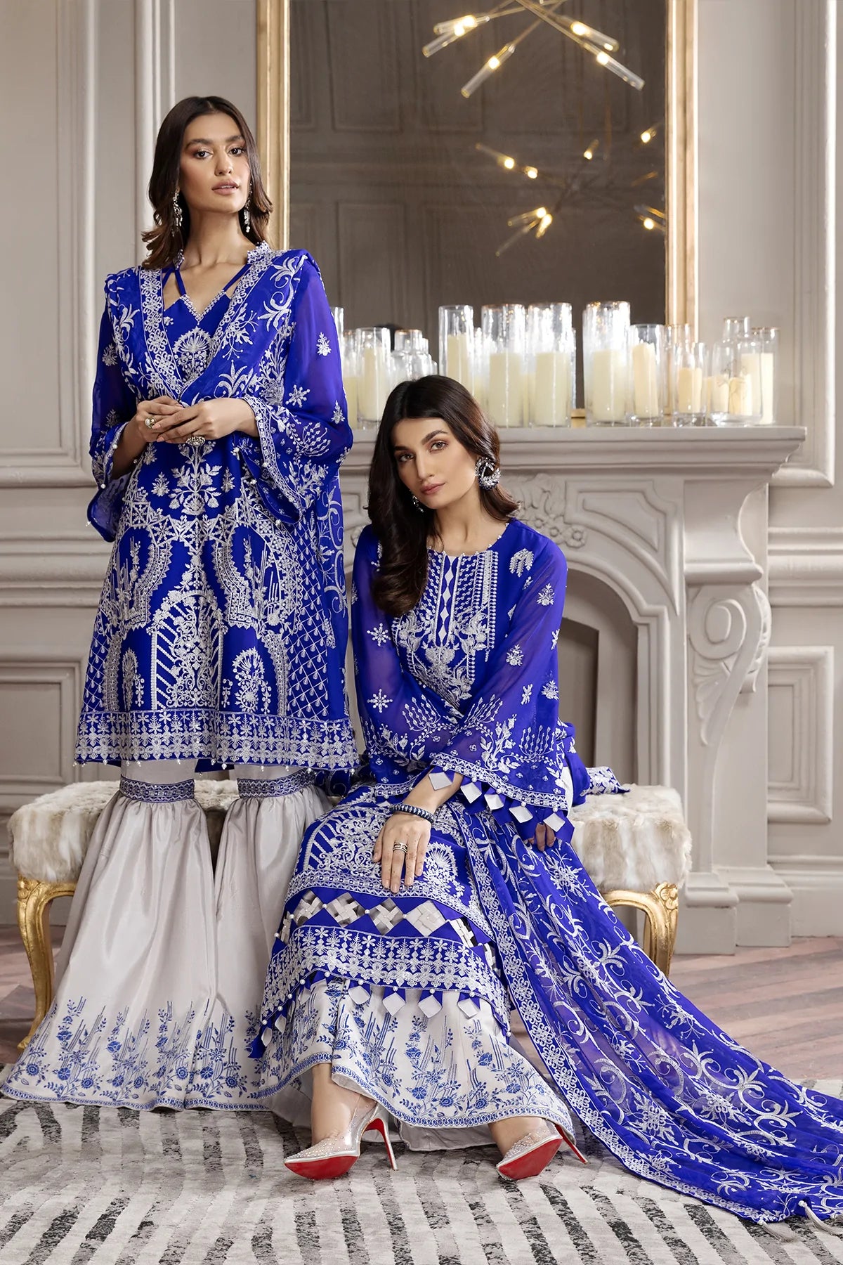 Alizeh Embroidered Chiffon Collection100% Original