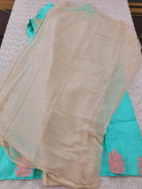 Indian Cotton Stitched Embroidery Suit Ready To Ship