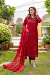 Mizka by Mi-Creation Luxury  Embroidered Chiffon Collection-100% Original