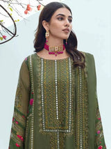 Aarzo by Charizma Premium Embroidered Luxury Chiffon Collection 100% Original