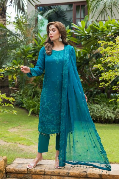 Mizka by Mi-Creation Luxury  Embroidered Chiffon Collection-100% Original