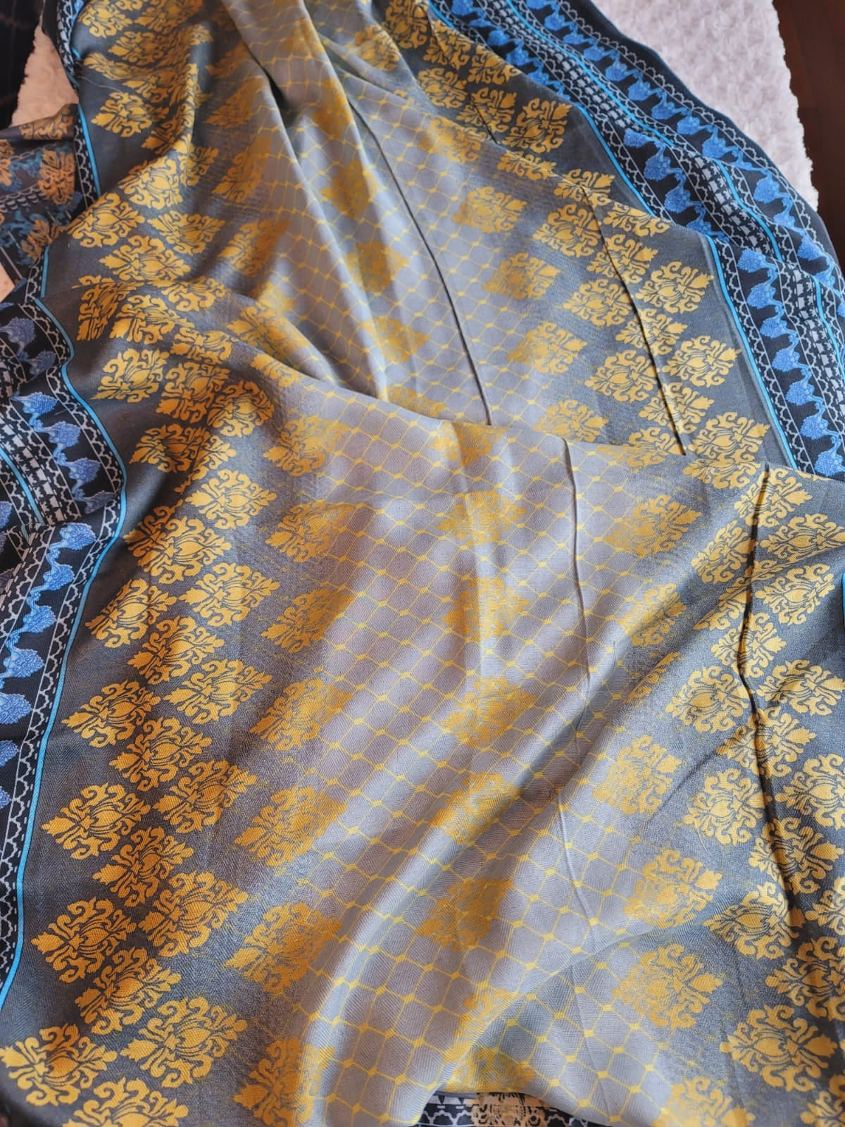 Pakistani Linen Embroidered Salwar kameez Ready To Ship