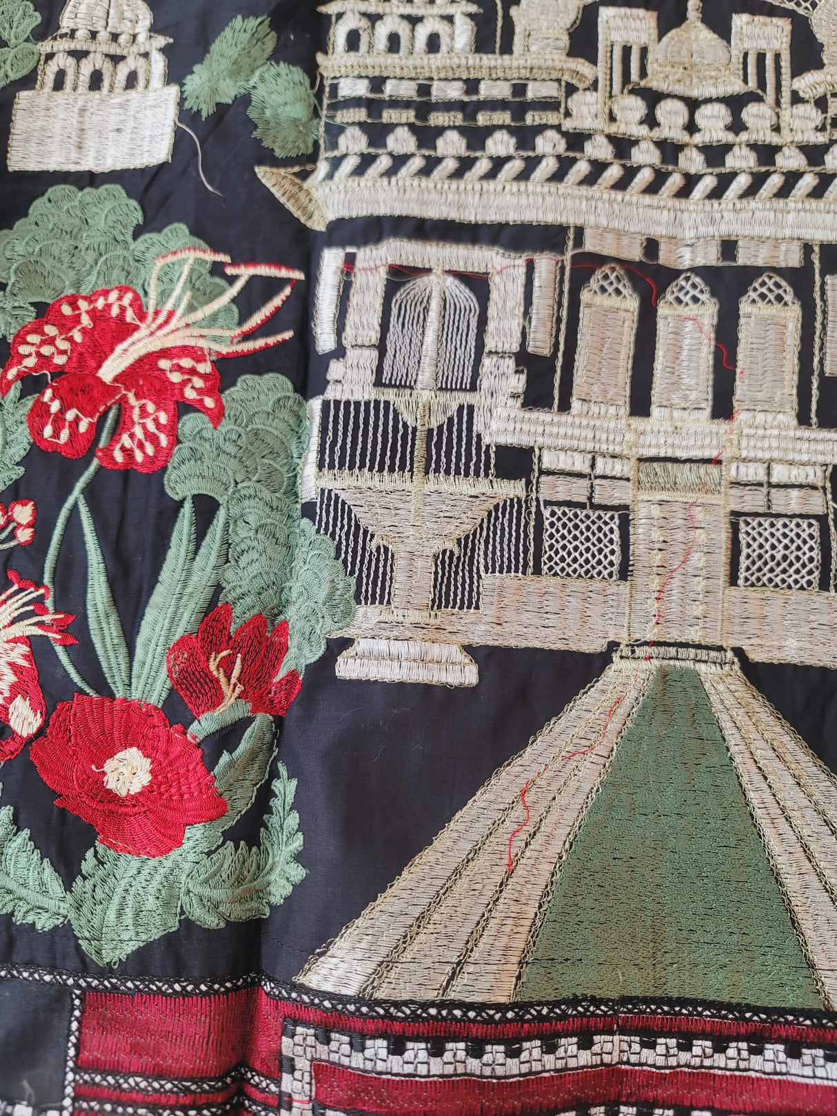 Indian Cotton Stitched Embroidery Suit Ready To Ship