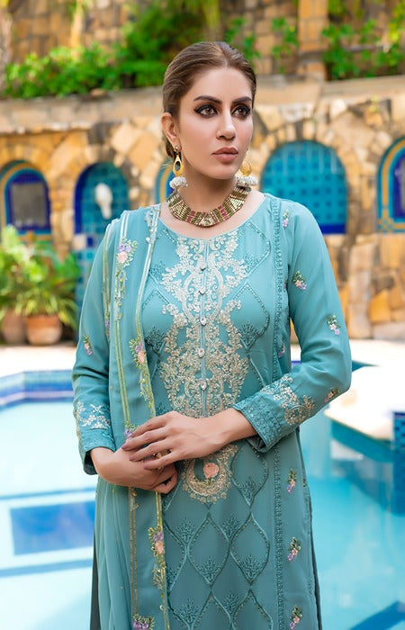 Mizka by Mi-Creation Luxury  Embroidered Chiffon Collection-100% Original