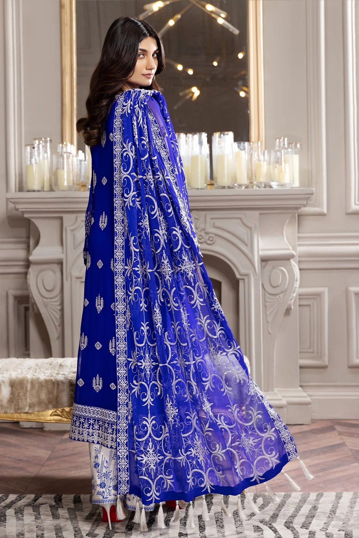 Alizeh Embroidered Chiffon Collection100% Original