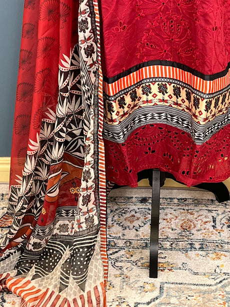 Luxury Embroidered lawn Ready To Ship